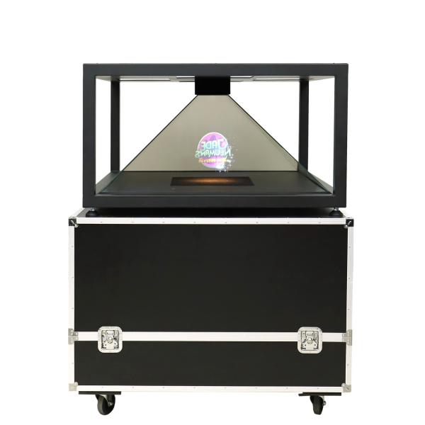 China 19” Full viewing angle 360 Degree Holographic Display Hologram Advertising Display System factory