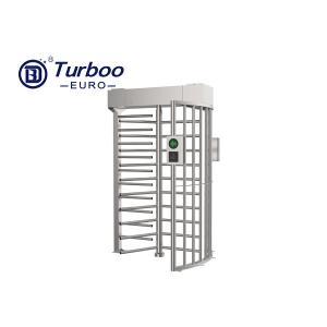 China SUS304 Stainless Steel Full Body Turnstile With Interlocking Function factory