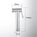 Light Grey Chrome-plated Hand Bidet Sprayer For Bathroom