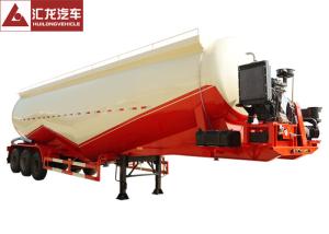 China Large Capacity Dry Bulk Trailer 3 Ton Heavy Load Double V Shape Environmentally Friendly factory