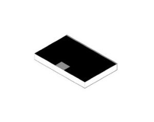 China 50ohm 2W DC-12GHz BeO Chip Termination Sand 1.1*0.7mm Gold Electrode factory