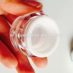 2015 cosmetic 5g eye cream acrylic jar with screw cap