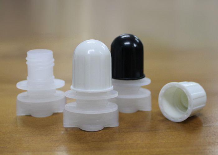 Eco Friendly Plastic Spout Bottle Cap Outer Fluidway 14mm Easy To Refill