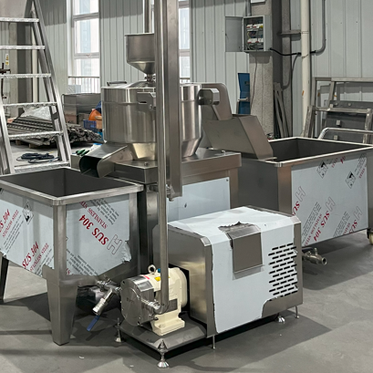 High Speed Soymilk Grinding System for Garment Shop Manufacturing Efficiency
