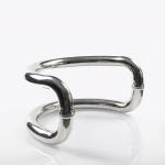 201SS 304SS Bathroom Sliding Door Accessories C Shape Door Handle 316SS Material