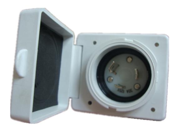 Waterproof American Electric Power Sockets , Electrical Outlet Receptacle