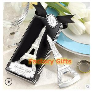 China Paris Themed Wedding Souvenir Gifts Metal Eiffel Tower Bottle Opener factory