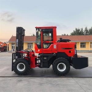 China Mini Off Road Forklift Material Handling Forklift Truck With LED Light factory