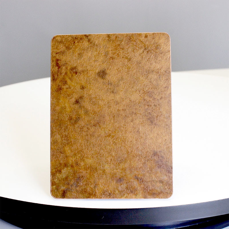 Custom Texture Antique Copper/Brass/Bronze Retro Art Design Antique Stainless Steel Sheet