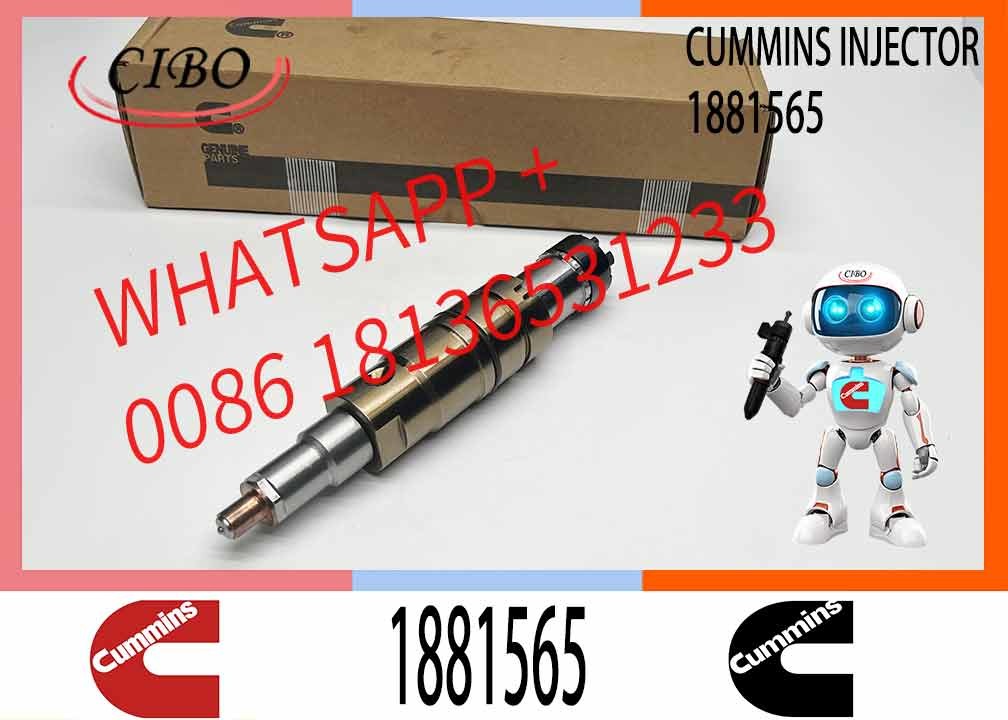 1881565 Diesel Fuel Injector For Scania DC09/DC13/DC16 Engines Injector Nozzle 1881565 Auto Parts Common Rail Injector 1