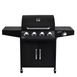 Powder Coated Outdoor Camping Barbecue Grills Smoker Portable Smokeless Bbq Gas