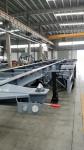 1840mm Tread 40/45FT 3 Axle Flatbed/Skeleton Terminal Port Container Shipping