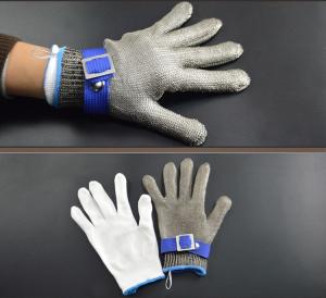 China SS316 Wire Class 5 Cut Resistant Protective Work Gloves Polyethylene Fibers factory