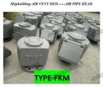 AIR pipe Head (commonly known as marine air pipe head / boat vent cap) for air