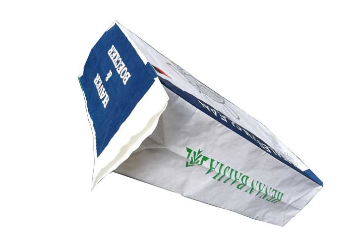 Multiwall 25kg 50kg Cement Kraft Paper Bag Valve Sack Packaging Recycling