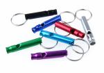 Aluminum lifesaving whistle lifesaving 6.2*1.2cm aluminium whistle logo
