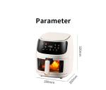 Stainless Steel Electric Heating Air Fryer with High Firepower and Touch Screen