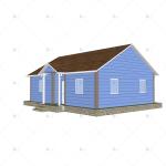 Heya-3B02-B China 3 room sandwich panel house prifabricated construction India