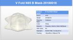 Niosh White Folding Medical Grade Face Mask BFE 99.9%