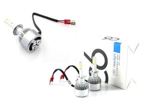 China 1 Year Warranty 3800LM COB Led Headlight Bulbs C6 36W Auto LED Headlamp Bulbs H1 factory