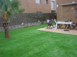 Outdoor Green Artificial Turf Carpet 20mm Height 14650 Detex