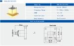 11.9GHz~18GHz WR62 To SMA Female End Launch Waveguide To Coax Adapter SMA/BJ140