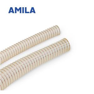 China 32mm 60mm PU Vacuum Connecting Hose Embedded With Metal Wires factory