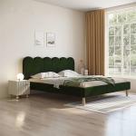 Wood Frame Bedroom Home Furniture Set with Flat Plywood