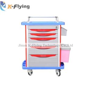 China Hospital Medicine Transport Movable Treatment Medical Trolley Cart factory