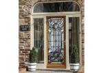 Wall Strength Elegance Comfort Decorative Glass Panels 22" * 64" Steel Frame
