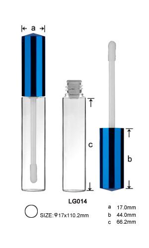 Aluminium lipgloss tube,lipgloss case,lipgloss container, cosmetic package,