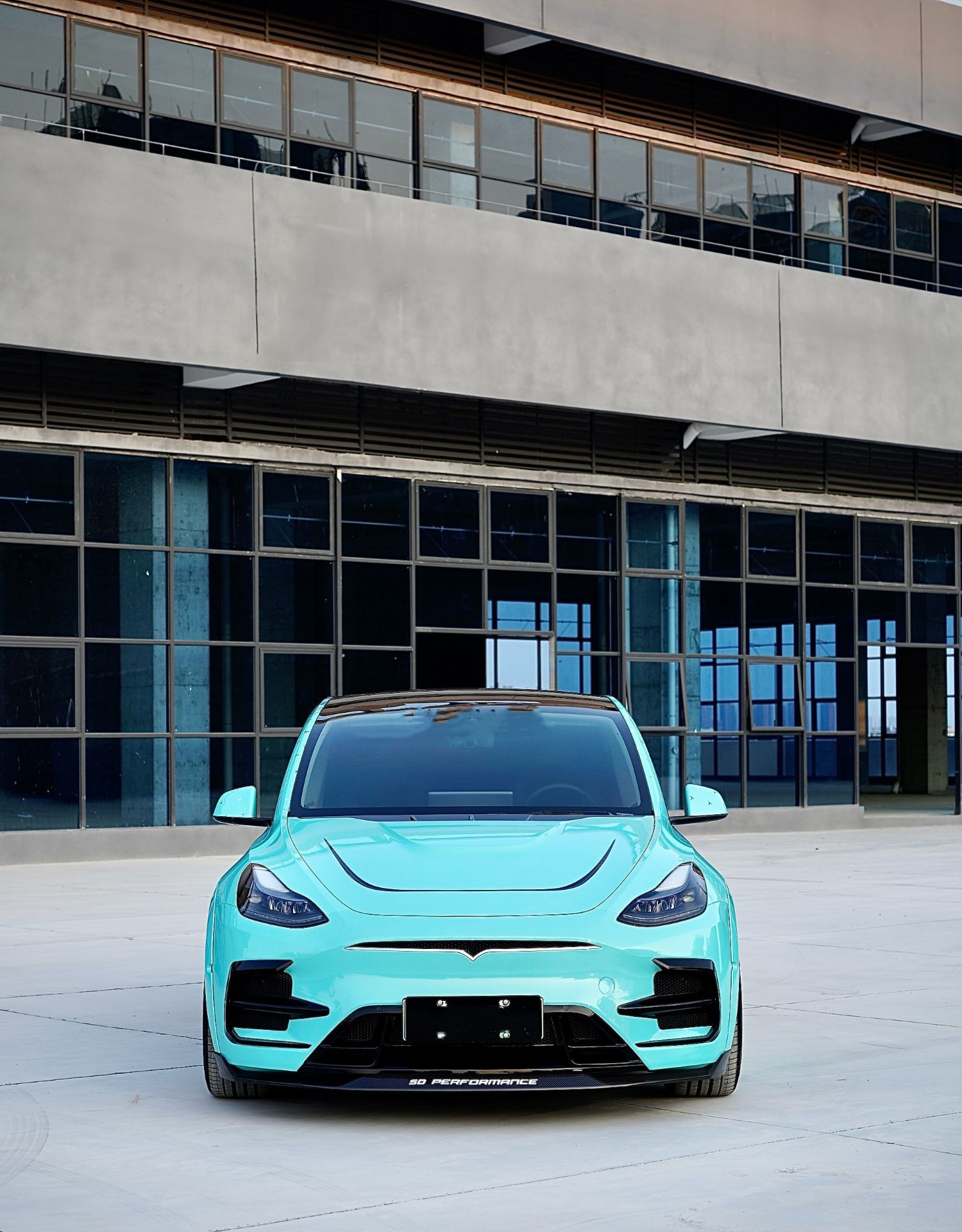 Auto Parts for Tesla MODEL Y Body Kit MODEL Y Upgraded SD-style Front and Rear Bumper Spoiler Carbon Fiber Body Kit