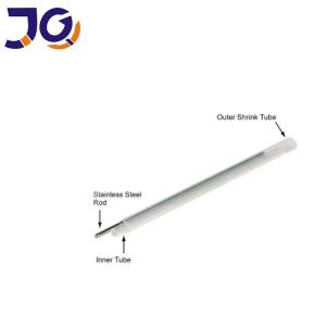 China 60mm Steel Wire Shrinkable Fiber Optic Splice Tube Protection Sleeve factory
