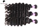Free Tangle Brazilian Virgin Unprocessed Remy Human Hair Weave For Deep Wave