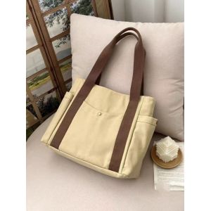 Canvas bag Tote going out canvas all-in-one work high appearance level commute