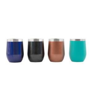 China Multi Colors Stainless Steel Wine Glasses 10oz / 12oz For Outdoor Activities factory