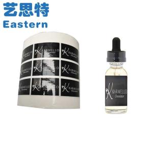 China Die Cut 30ml Vial Waterproof Vinyl Adhesive Sticker Labels factory