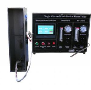 China SGS Vertical Single Cable Burning Fire Resistance Test Equipment IEC60332-1 factory