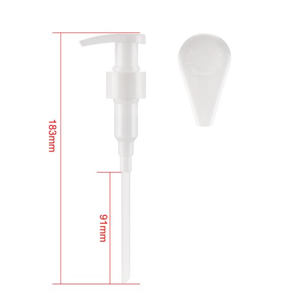 China White Plastic Lotion Pump With Twist Lock Desige 24/410 1.2cc/t factory