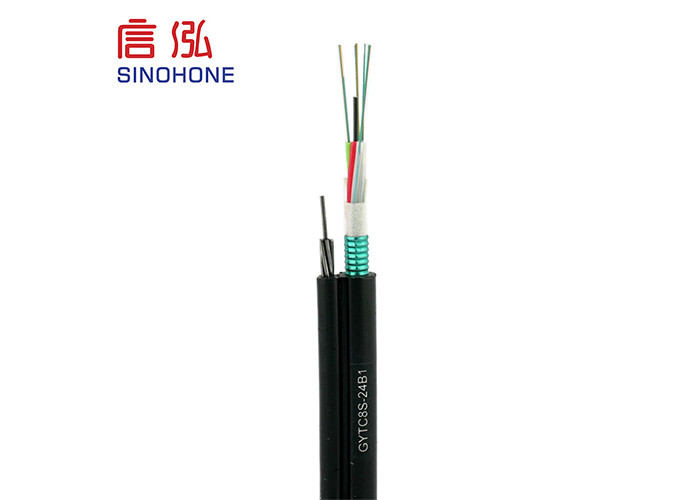 Single Mode Figure 8 Outdoor Fiber Optic Cable For Telecommunications