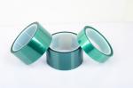 Green Single PET Silicone Tape 0.06mm 180 C Masking Protection Heat Resistant
