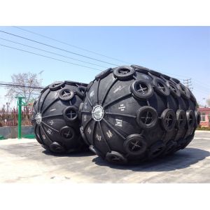 Pneumatic Marine Fenders 3.3x6.5m Natural Rubber Yokohama Design