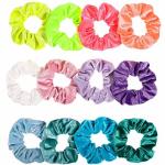 Warrens 11*5CM Large Velvet Hair Scrunchies Packed In Opp Bag