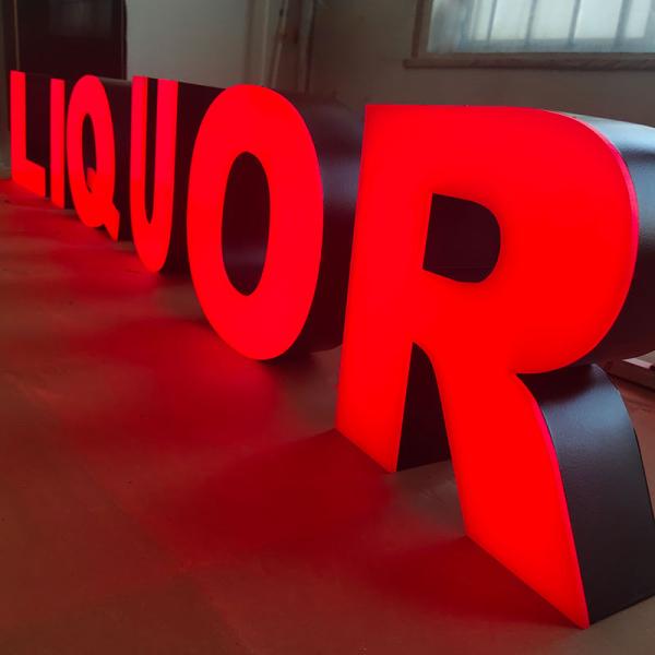 Custom Outdoor 3D Frontlit Logo Business Led Illuminated Sign Signage Advertising Light Channel Letter Sign Board