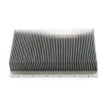 Electronic Devices Skived Fin Heat Sink With Anodized Treatment