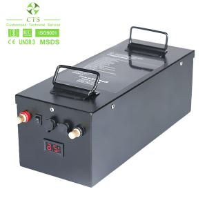 China LiFePO4 Battery 12V 100Ah 4800Wh Lithium Ion Battery For RV Solar factory