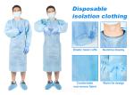 Blue Protective Coverall Medical Use Non Woven Sms Tie Back Disposable Surgical