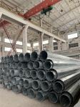 60FT Dodecagonal Electrical Power Pole Hot Dip Galvanized Direct Burial