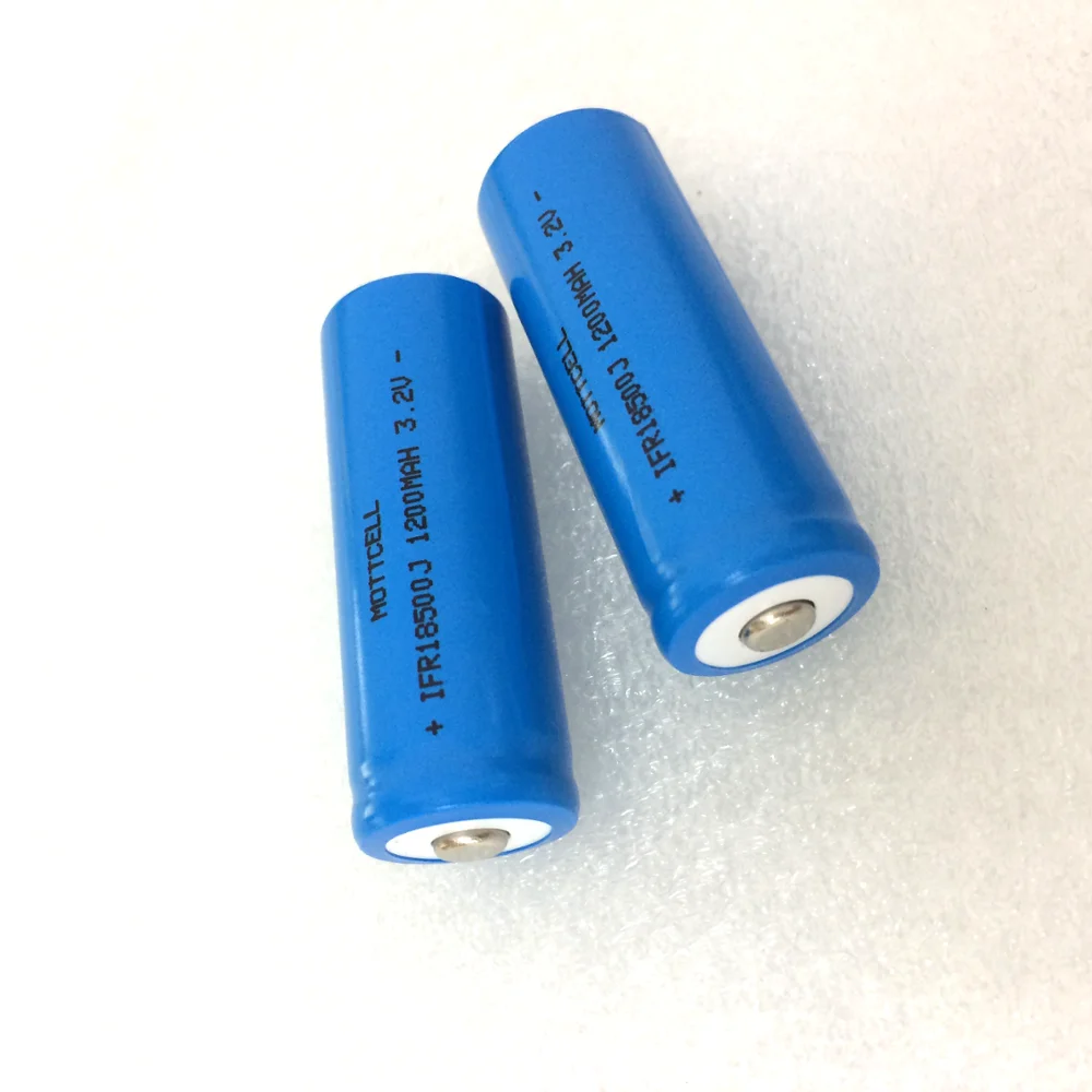 Mottcell Wholesale 18500 3.2v 1200mah Lifepo4 Lithium Solar Battery For Solar Light LED