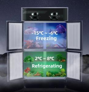 China Stainless Steel Commercial Refrigerator for Catering Temperature -6 -15C factory